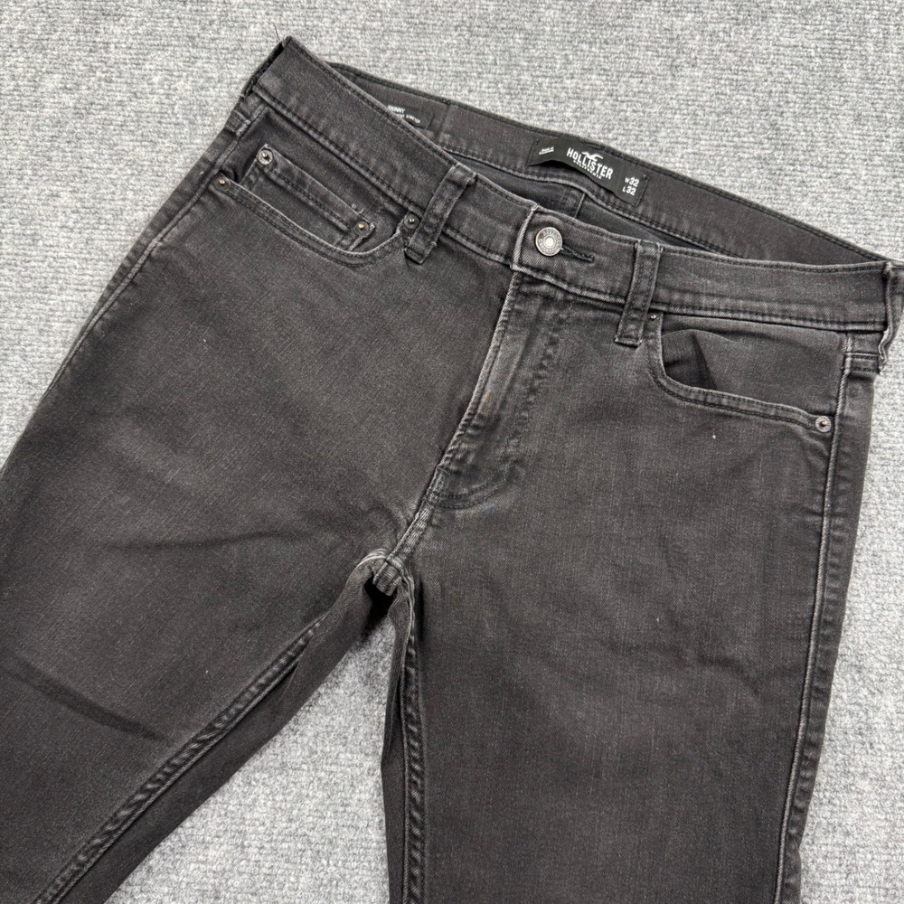 Hollister Pants Size 32W x‎ 32L Skinny Jeans Black Advanced Stretch Women's